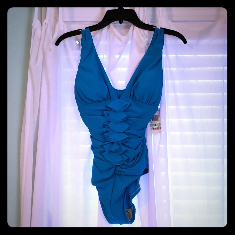 International Concepts Teal Swim Suit